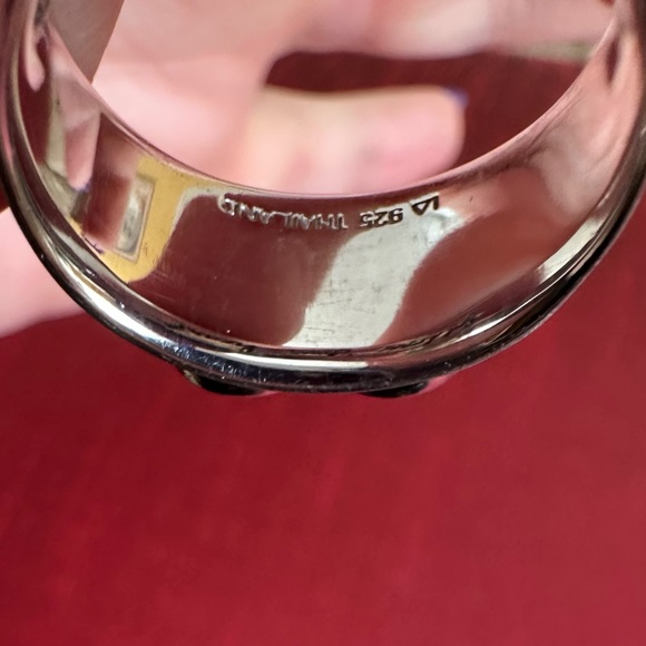 "Follow Your Heart" Sterling Silver Band Ring - Picture 5 of 5